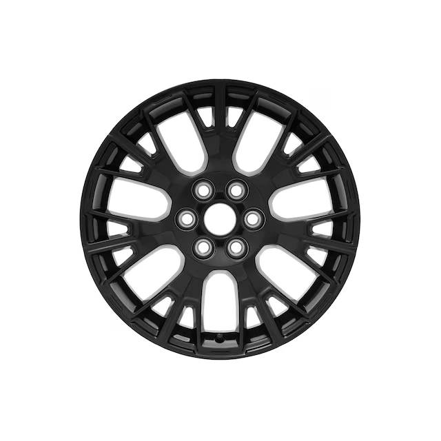 18x8-Inch Aluminum Multi-Spoke Wheel in Gloss Black Finish