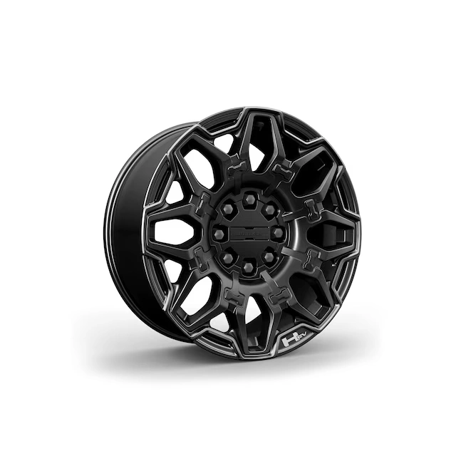 22x9.5-Inch Multi-Spoke Aluminum Spare Wheel in Gloss Black
