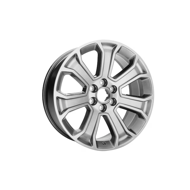22x9-Inch Aluminum 7-Spoke Wheel in Silver