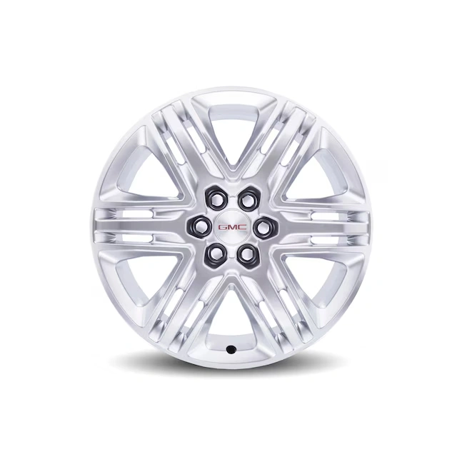 20x8-Inch Aluminum 6-Split-Spoke Wheel in Sterling Silver