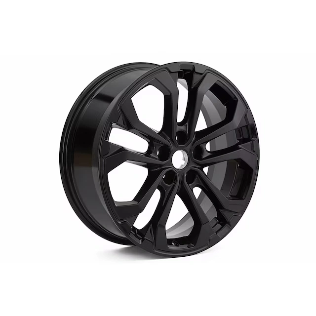 19 x 7.5-Inch 5-Split-Spoke Aluminum Wheel in Gloss Black