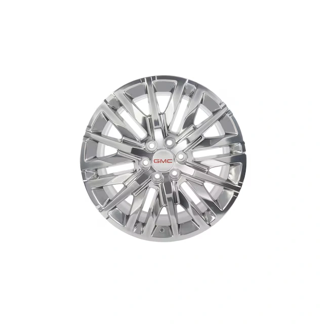 22x9-Inch Aluminum 6-Split-Spoke Wheel in Polished Finish
